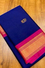 Paithani Cotton Silk Saree with Tassel Detail - Elegant & Comfortable