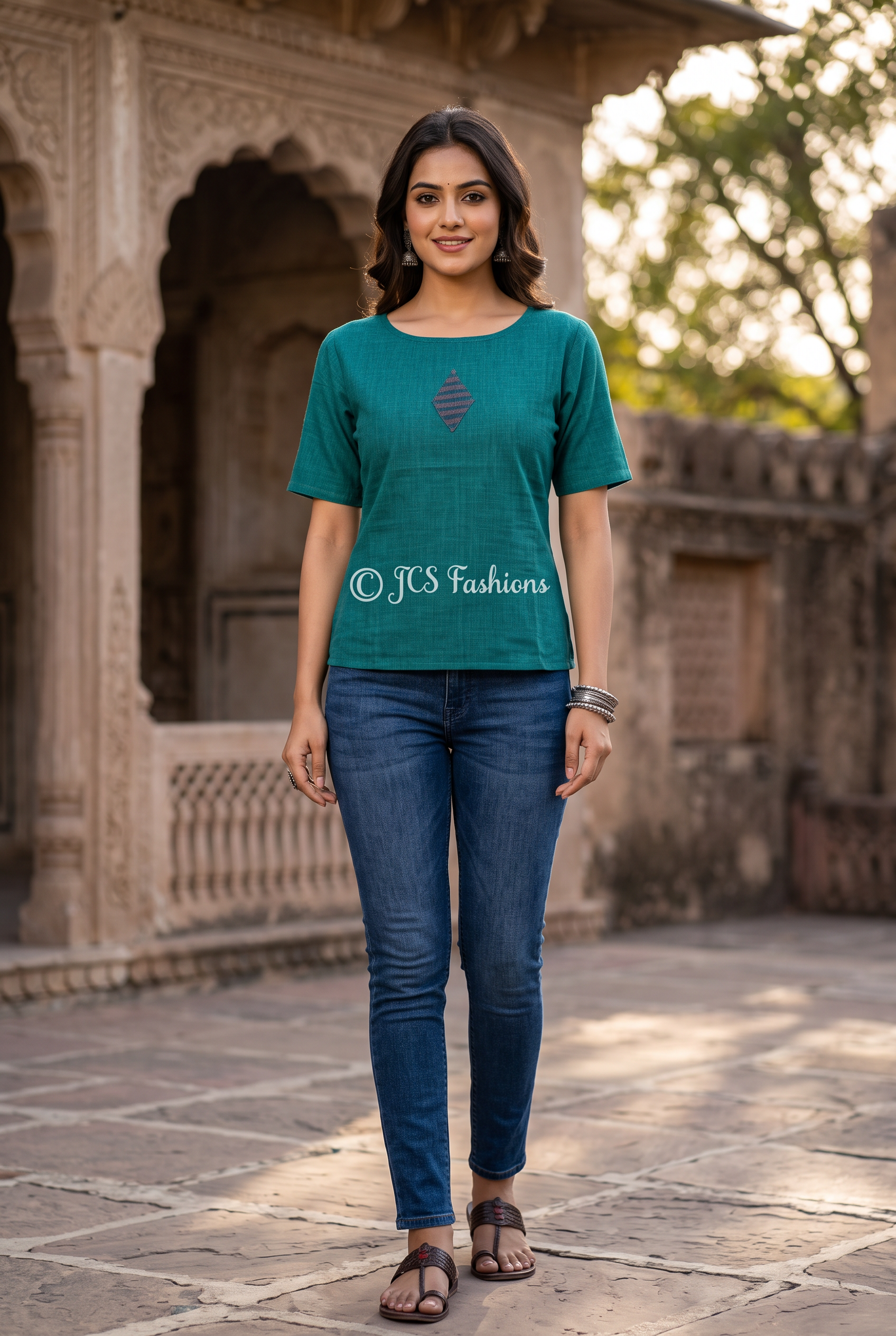 Cotton Kurti for Women – Short for Jeans & Skirts