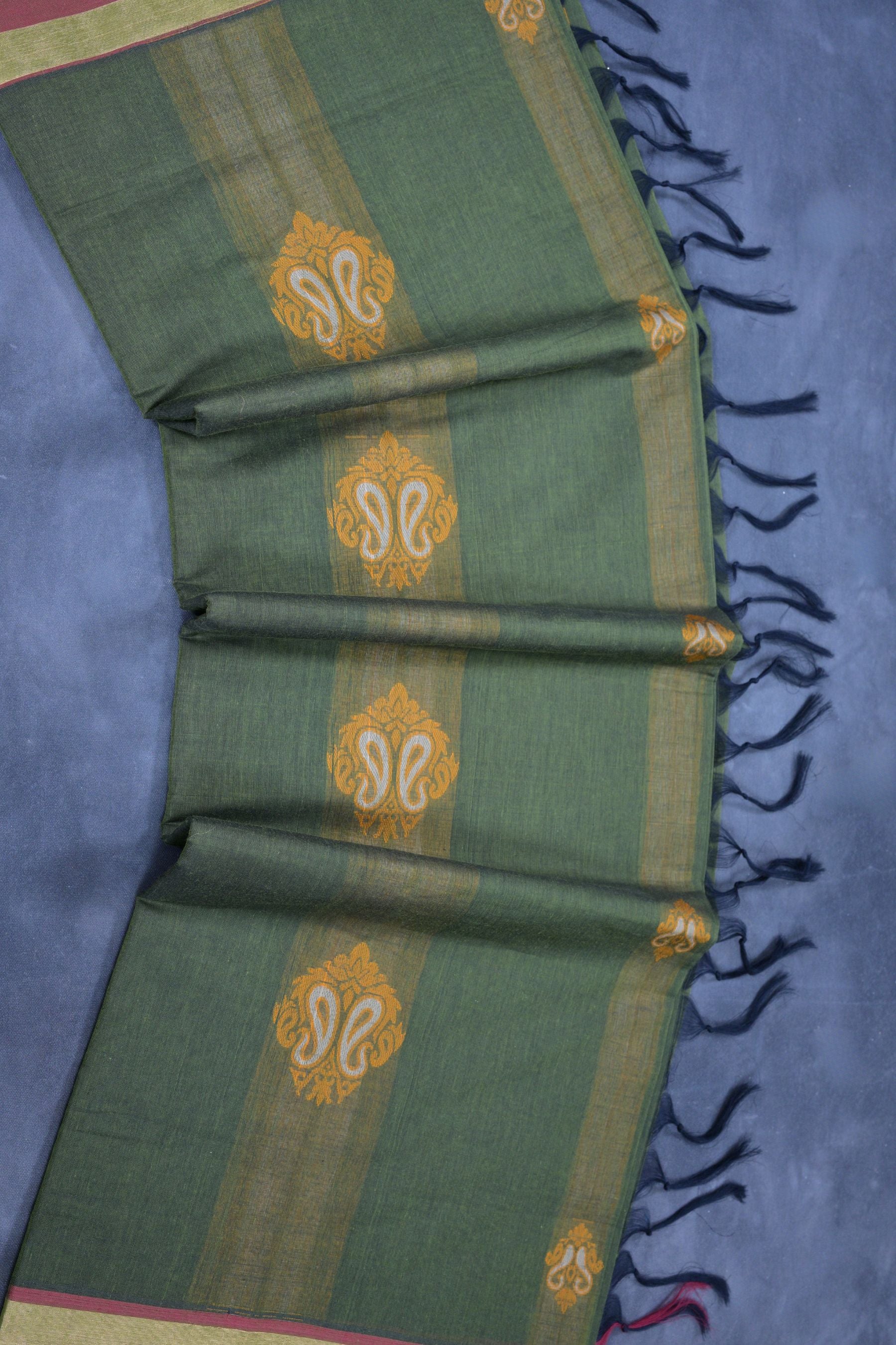 Traditional Elegance: Premium Cotton Saree with Rich Pallu Design Saree JCS Fashions
