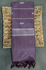 Banana Fibre Saree - Purple