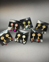Antique Look Peacock Jhumka Earrings in Multiple Colors Jewelry JCS Fashions