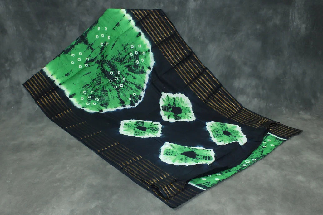 Cotton Saree - Green