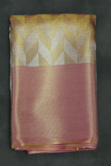 Semi Silk Saree - Gold
