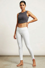 JCSFashions Ultra-Soft Ankle-Length Lycra Leggings with Belt-Fit - AI Model Photo 6