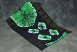 Green Sungudi Cotton Bandhani Saree with Golden Zari Border- 5.5m Saree JCS Fashions Green 5.5 meters