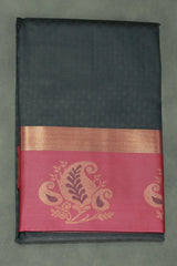 Semi Silk Saree - Black
