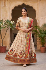 Maroon Designer Navratri Chaniya Choli with Red Folk Border & Flared Lehenga Skirt for Festive Party Wear - Maroon