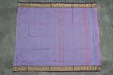Lavender Poly Cotton Butta Saree with Gold-Thread — IMG-4