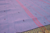 Lavender Poly Cotton Butta Saree with Gold-Thread — IMG-6