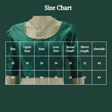 Readymade Designer Green Raw Silk Padded Blouse, Elbow Sleeves, Back Knot, Fully Stitched Blouse JCS Fashions