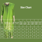 Mehendi Green Rayon Silk 3-Piece Kurti Set with Lined Elastic Pant & Zari Cotton Dupatta