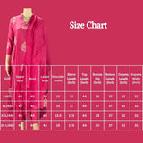 Pink Cotton 3-Piece Kurti Set with V-Neck Work, Elastic Pant & Chiffon Dupatta