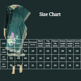 Dark Green Roman Silk Kurta Pant Set with Sequins Zari Work and Digital Dupatta - 3 Piece Ethnic Suit