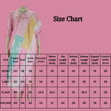 Light Pink Roman Silk 3-Piece Kurti Set with Embroidered Kurti, Elastic Pant & Chiffon Dupatta