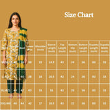 Brown Floral Cotton 3-Piece Kurti Set with Elastic Pant and Matching Dupatta