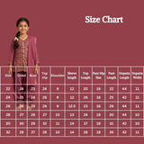 Girls Roman Silk 3-Piece Pakistani Suit Set with Embroidered Kurti, Salwar & Matching Dupatta