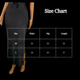 Black Lycra Petticoat with Side Cut for Shapewear Fit - Inskirt