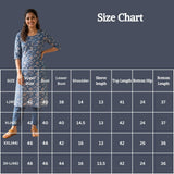 Teal Green Rayon 2-Piece Kurti Set with Elastic Pant, Capsule Foil Geometric Floral Print