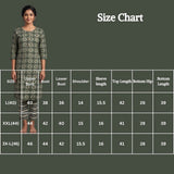 Rama Green Rayon Kurti Pant 2-Piece Set with All-Over Geometric Print & Elastic Waist