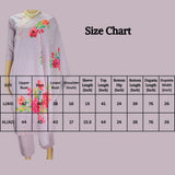 Lavender Roman Silk 3 Piece Set with Organza Dupatta