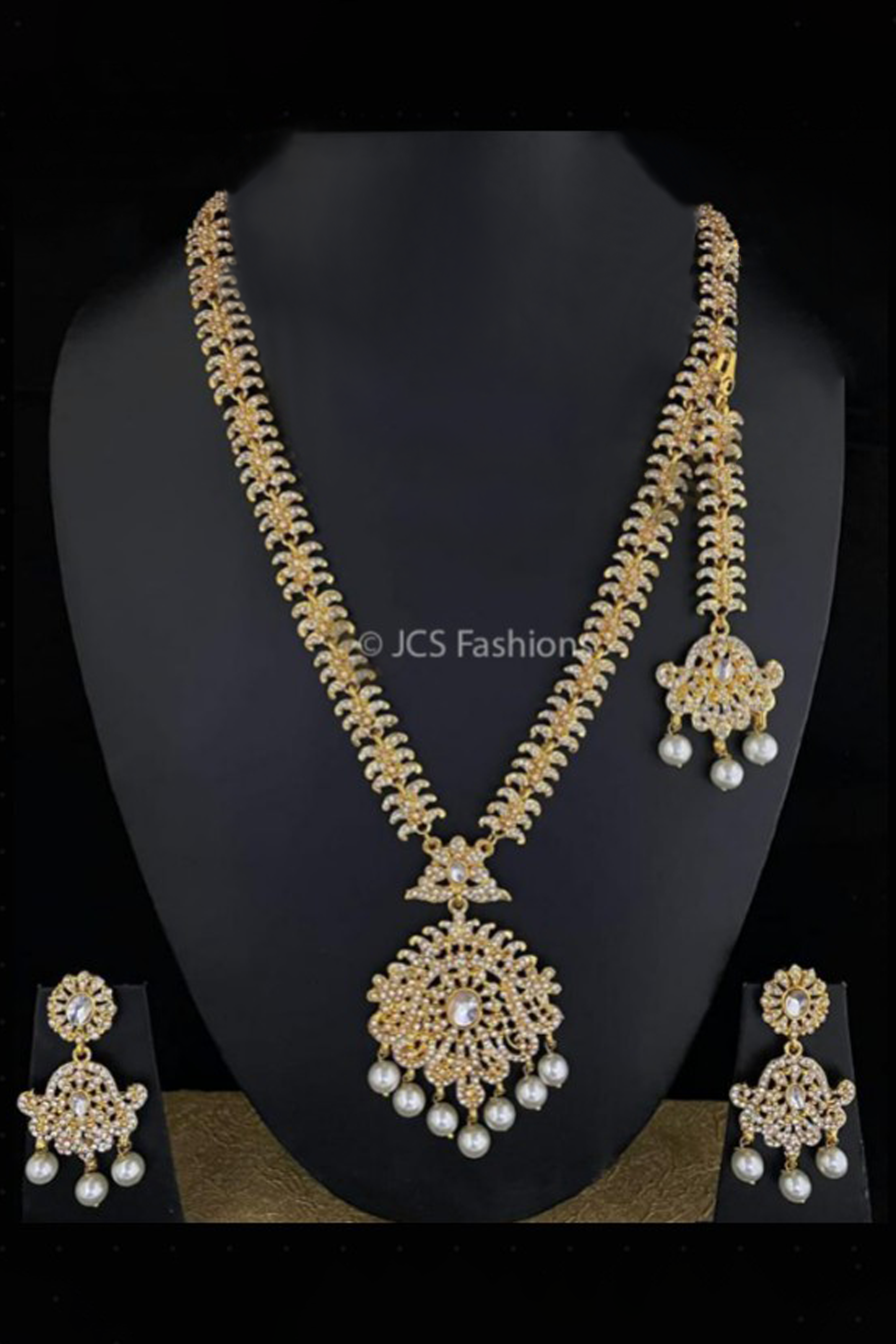 Gold-Plated Stone Neck Set - Elevate Your Style with JCSFashions Jewelry JCS Fashions