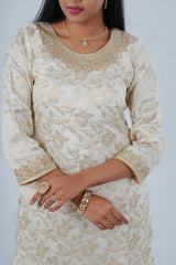 Luxurious Embroidered Kurti Salwar Kameez for Party & Wedding