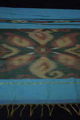 Pure Cotton Saree with Timeless Pochampally Design & Matching Blouse
