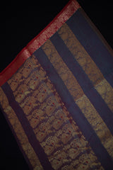 Richly Detailed Cotton Saree: Elegant Blend of Tradition & Modernity