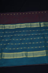 Elegant Cotton Saree with Rich Pallu: Combining Indian Tradition