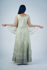 Stunning Embroidered long Gown with Stone Work