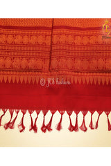 Pure Kanchipuram Silk Saree with Stitched Blouse
