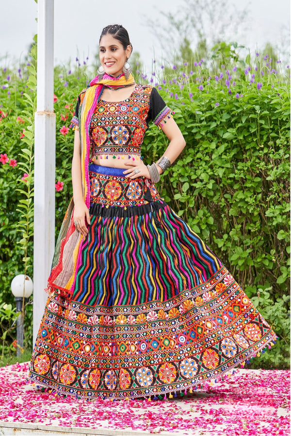 Get Festive-Ready with our Navratri Chaniya Choli in Black
