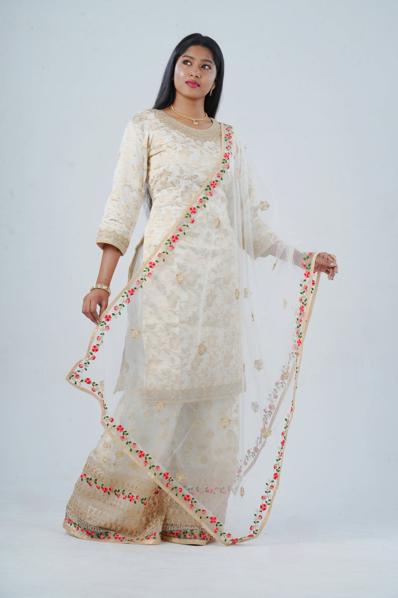 Luxurious Embroidered Kurti Salwar Kameez for Party & Wedding