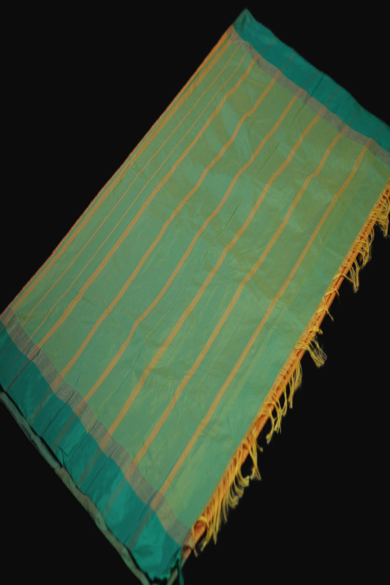 Elegant Semi-Silk Saree with Intricate Zari Work & Blouse Material