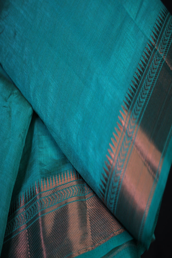 Elegant Tussar Silk Saree with Zari Borders