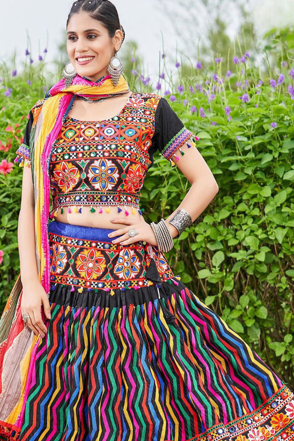 Get Festive-Ready with our Navratri Chaniya Choli in Black