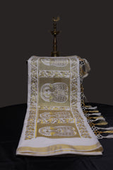 Kerala Cotton Saree with Elegant Peacock Motifs