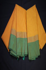 Elegant Semi-Silk Saree with Intricate Zari Work & Blouse Material