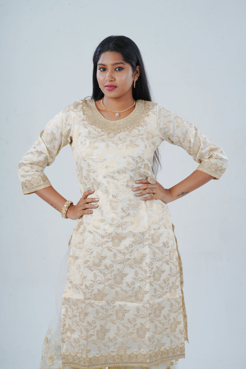 Luxurious Embroidered Kurti Salwar Kameez for Party & Wedding