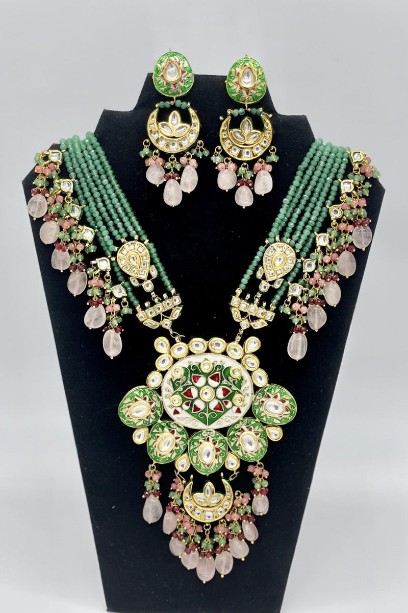 Kundan Neck Set - Elevate Your Elegance with Grace and Glamour