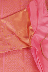 Handcrafted Elegance: Pure Handloom Silk Saree with Unique Border - View 8 - JCS Fashions