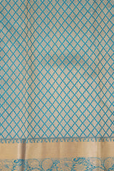 Lavish Handloom Silk Saree with Traditional Box Butties & Grand Pallu - View 7 - JCS Fashions