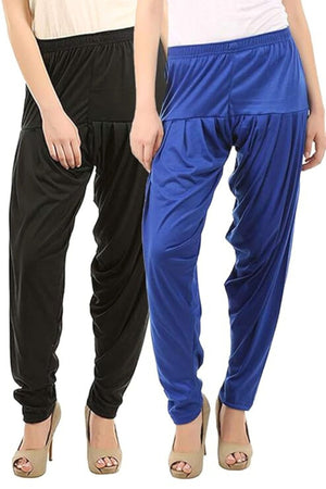 Black Authentic & Patiala Pants - Ethnic Fashion Trend