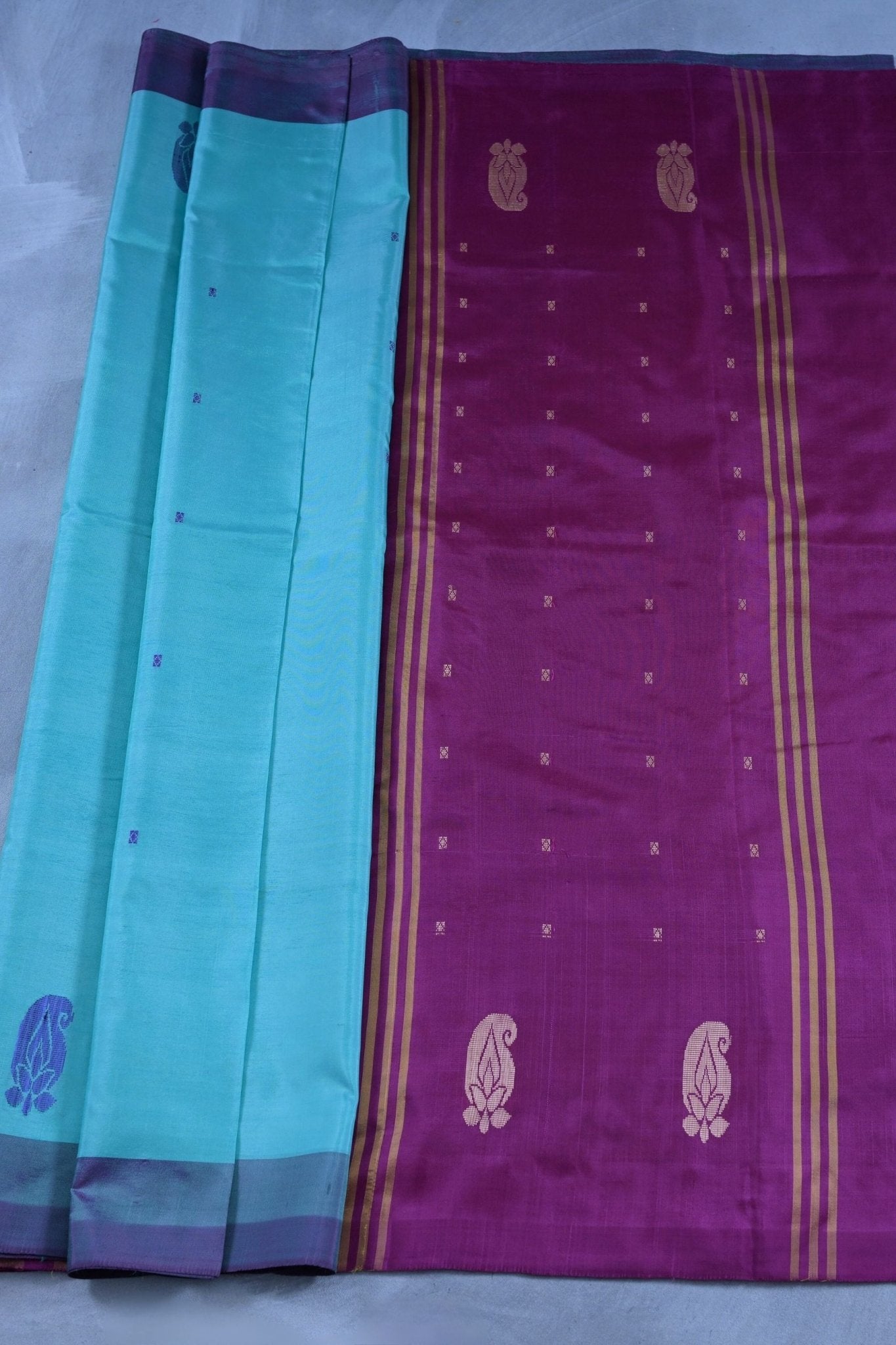 Banana Pith Saree with Plain Border -Traditional Appeal from JCSFashions Saree JCS Fashions