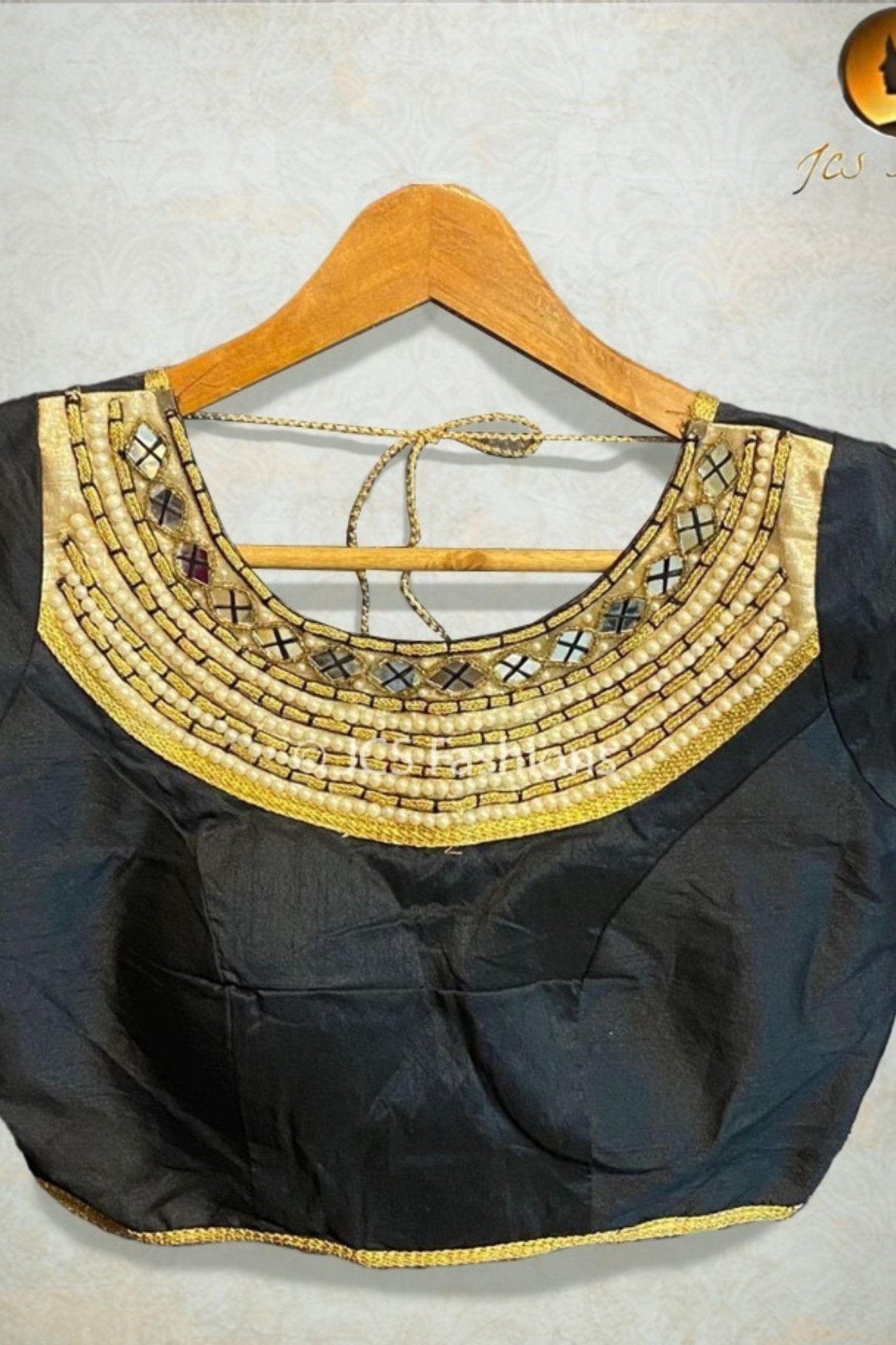 Banarasi Chic: High-Demand Embroidered Readymade Blouse by JCSFashions Blouse JCS Fashions