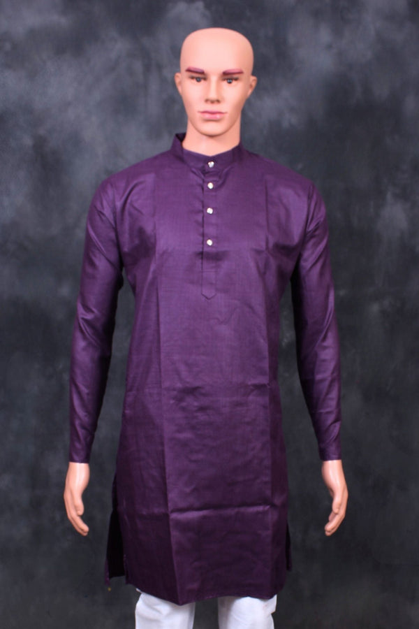 Boys' Pure Cotton Kurta - Vibrant, Comfortable & Machine-Washable BOYS JCS Fashions Purple 28