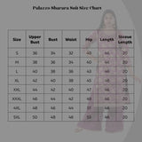 Charming Palazzo Salwar Suite: Embroidered Elegance for Parties & Weddings KURTI JCS Fashions