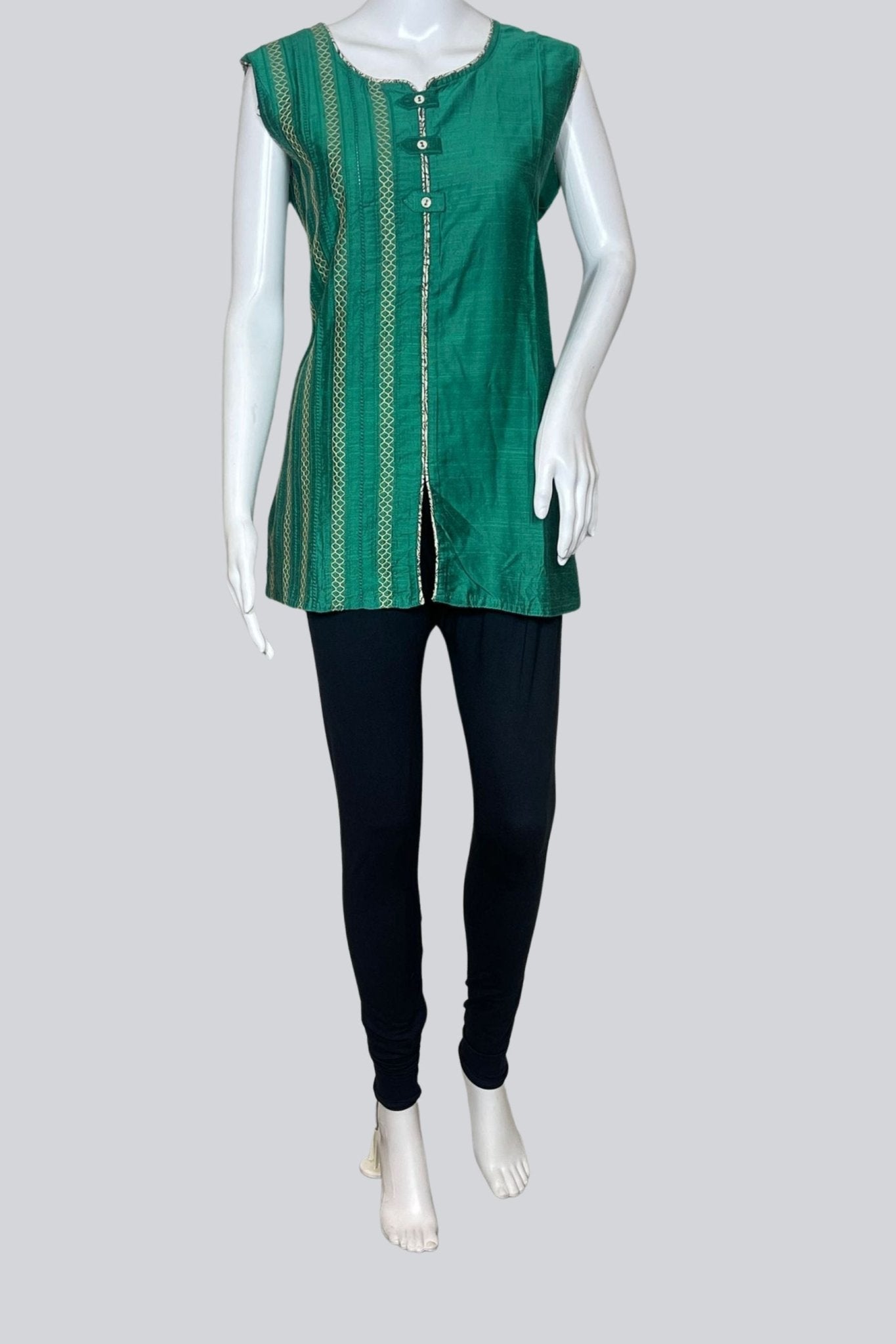 Chic 28" Silk Cotton Kurti: Effortless Style from JCS Fashions - JCS Fashions