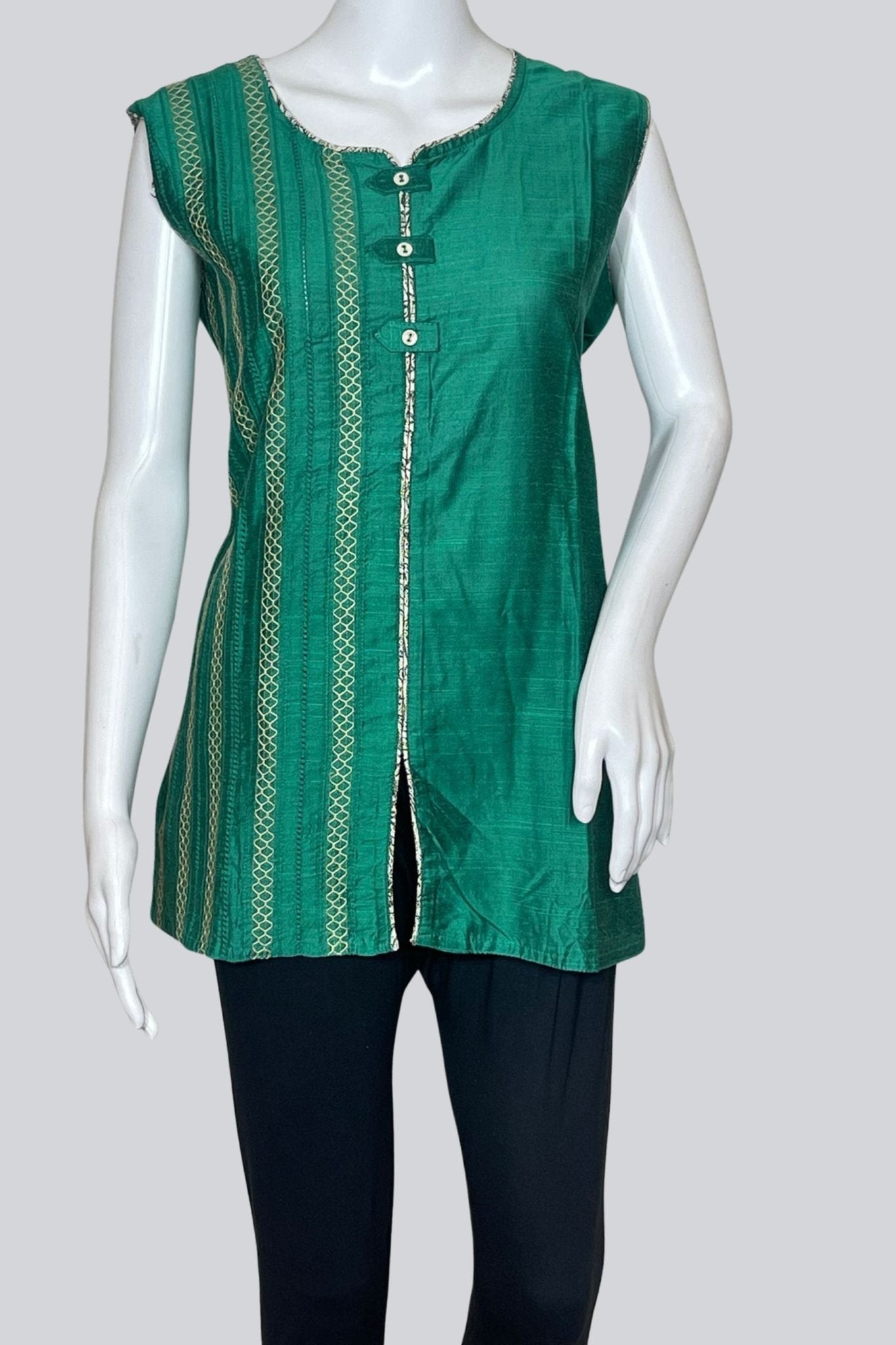 Chic 28" Silk Cotton Kurti: Effortless Style from JCS Fashions - JCS Fashions