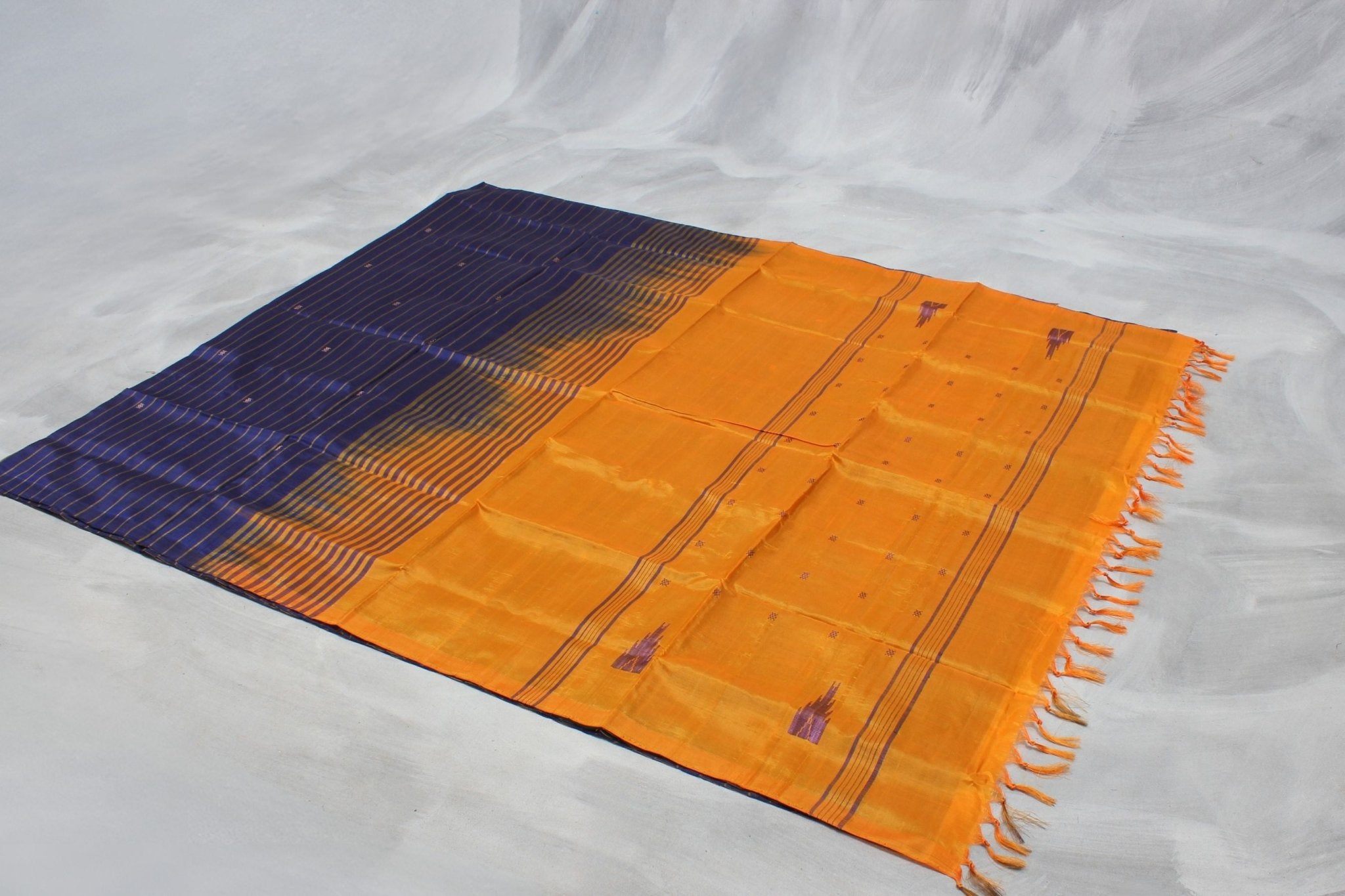 Chic and Sustainable Borderless Banana Pith Saree from JCSFashions Saree JCS Fashions